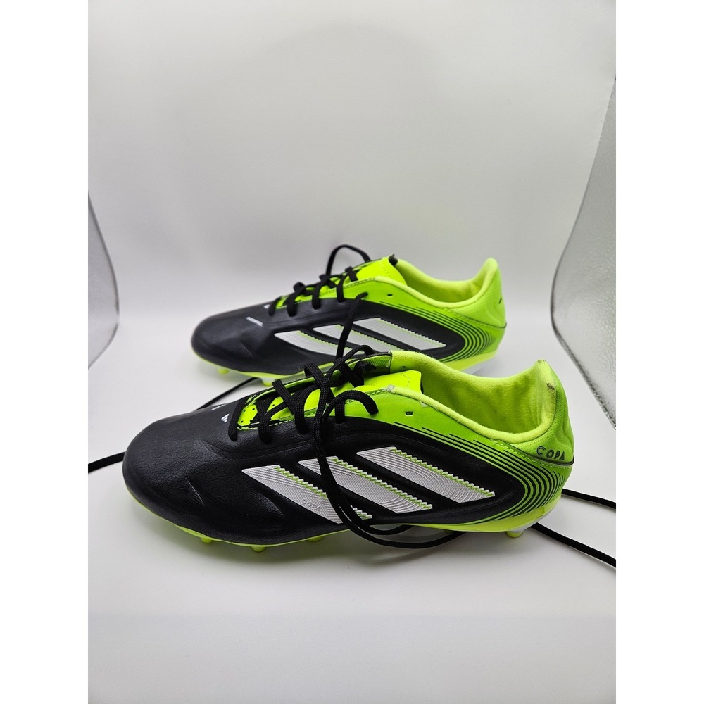 Adidas Copa Pure 3 League FG Kids Soccer Cleats Black Lucid LemonSize 4.5Y